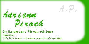 adrienn piroch business card